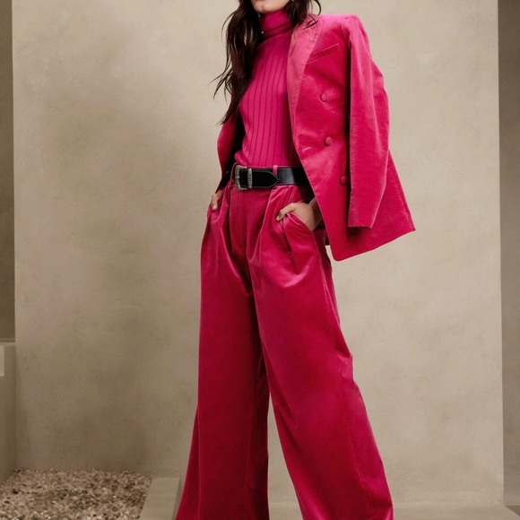 Banana Republic Pants - Banana republic veluro relaxed velvet pant